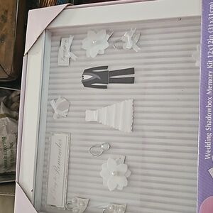 Wedding shadow box memory kit